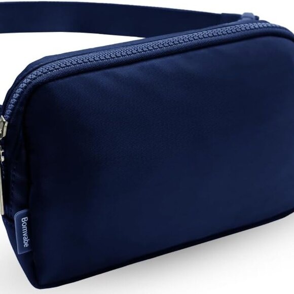 2L Water-Resistant Fanny Pack for Travel - Adjustable 55-Inch Strap, Dark Blue - Picture 1 of 6